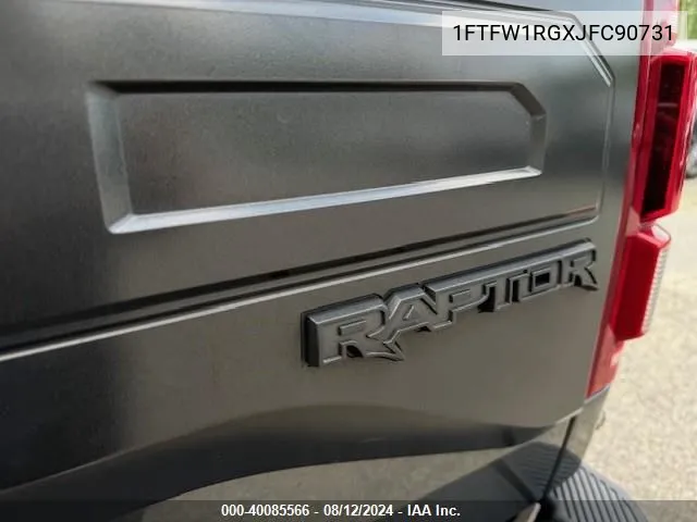 1FTFW1RGXJFC90731 2018 Ford F-150 Raptor