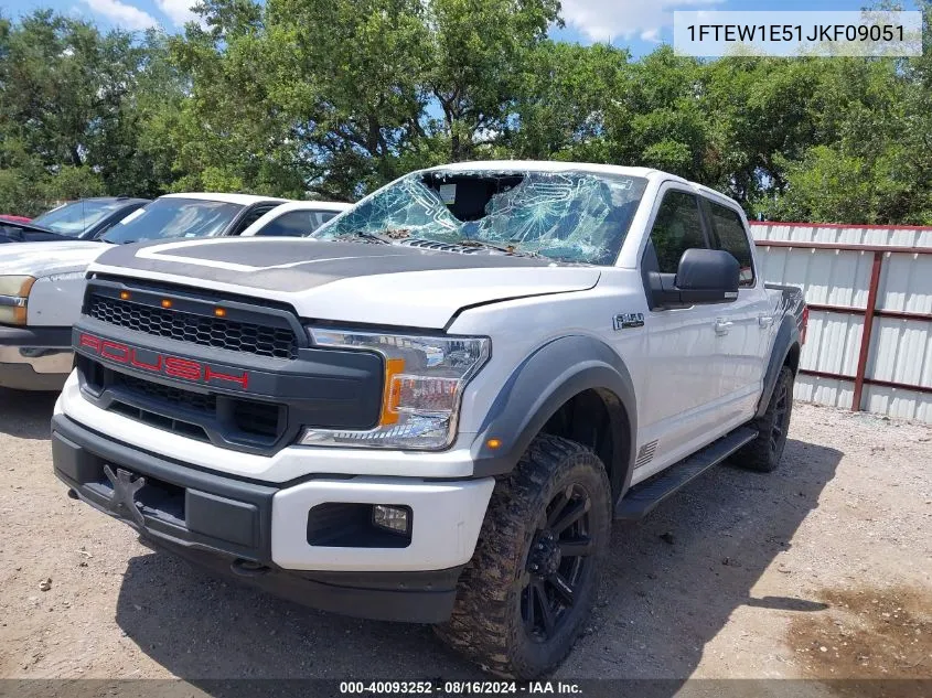 1FTEW1E51JKF09051 2018 Ford F-150 Xlt