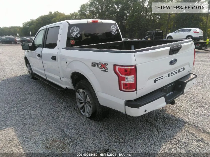 2018 Ford F-150 Xl VIN: 1FTEW1EP3JFE54015 Lot: 40098450