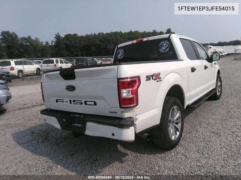 2018 Ford F-150 Xl VIN: 1FTEW1EP3JFE54015 Lot: 40098450