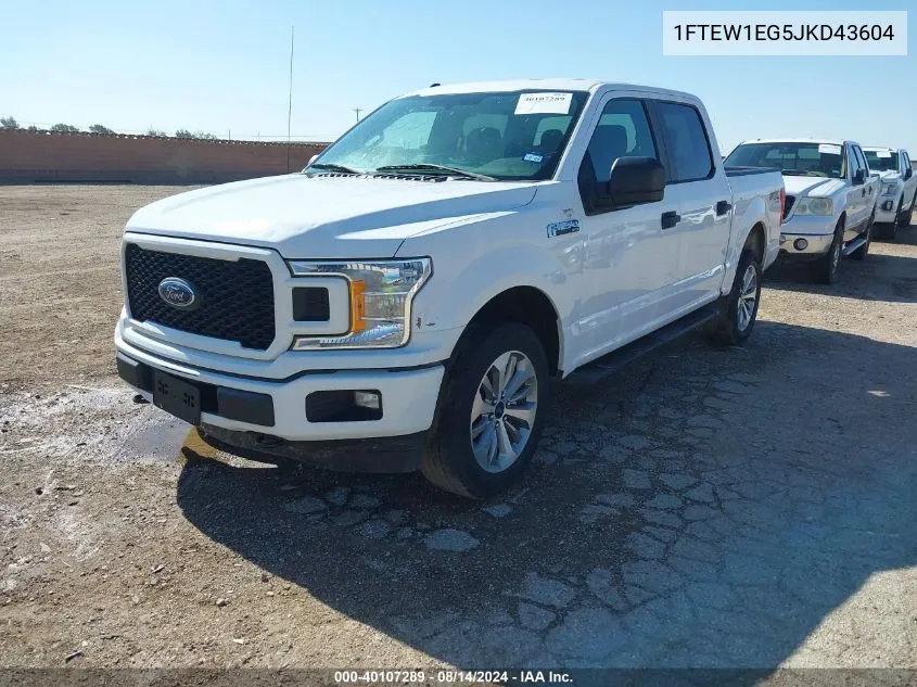 1FTEW1EG5JKD43604 2018 Ford F-150 Xl