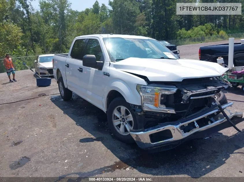 2018 Ford F-150 Xlt VIN: 1FTEW1CB4JKD37767 Lot: 40133924