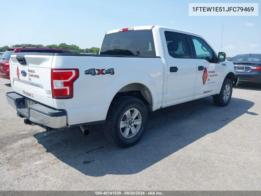 2018 Ford F-150 Xlt VIN: 1FTEW1E51JFC79469 Lot: 40141839