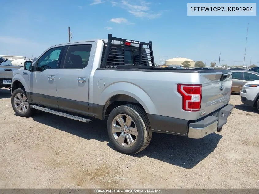 1FTEW1CP7JKD91964 2018 Ford F150 Supercrew