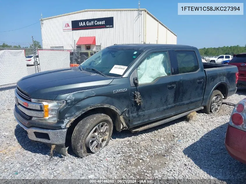 1FTEW1C58JKC27394 2018 Ford F150 Supercrew