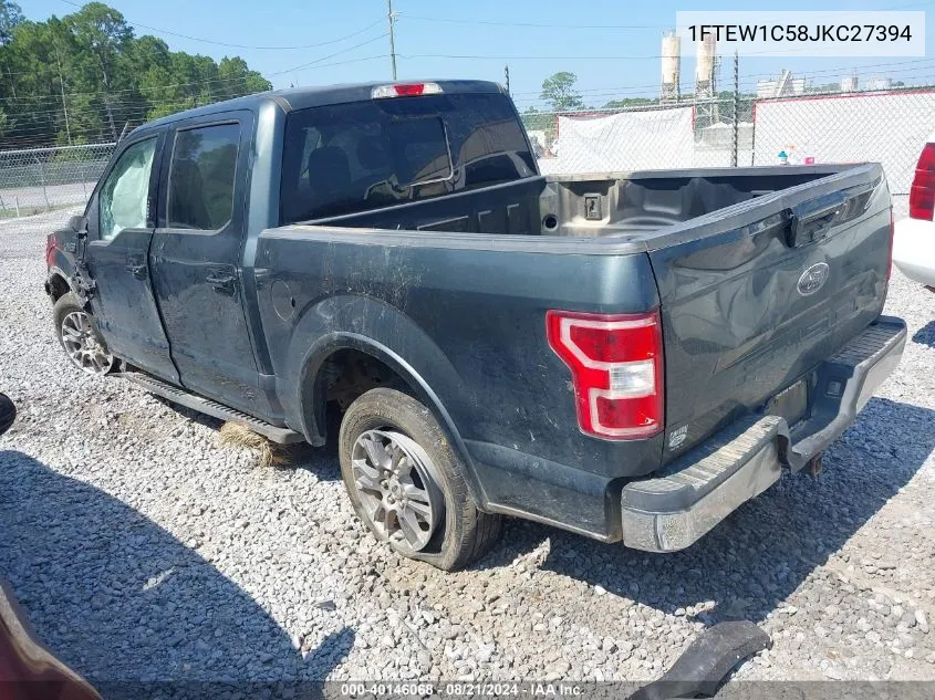 1FTEW1C58JKC27394 2018 Ford F150 Supercrew