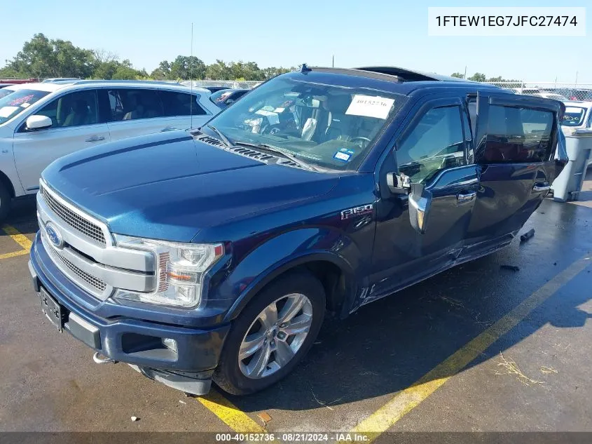 1FTEW1EG7JFC27474 2018 Ford F150 Supercrew