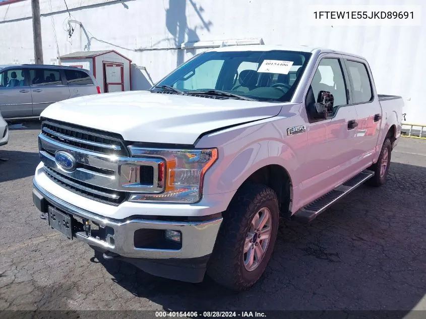 1FTEW1E55JKD89691 2018 Ford F-150 Xlt