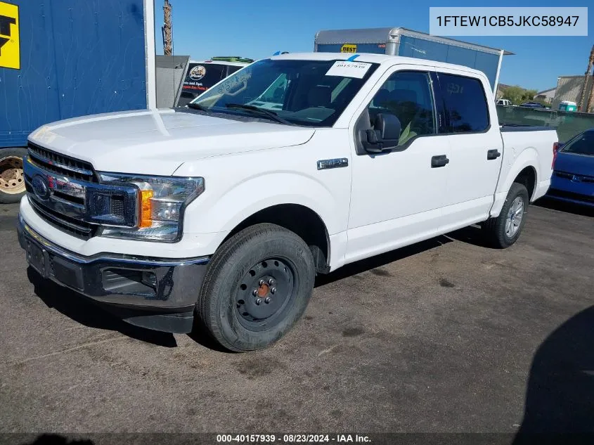 1FTEW1CB5JKC58947 2018 Ford F-150 Xlt