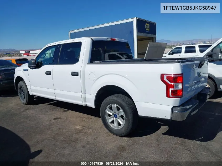 1FTEW1CB5JKC58947 2018 Ford F-150 Xlt