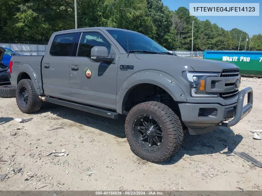 2018 Ford F-150 Xlt VIN: 1FTEW1EG4JFE14123 Lot: 40158839