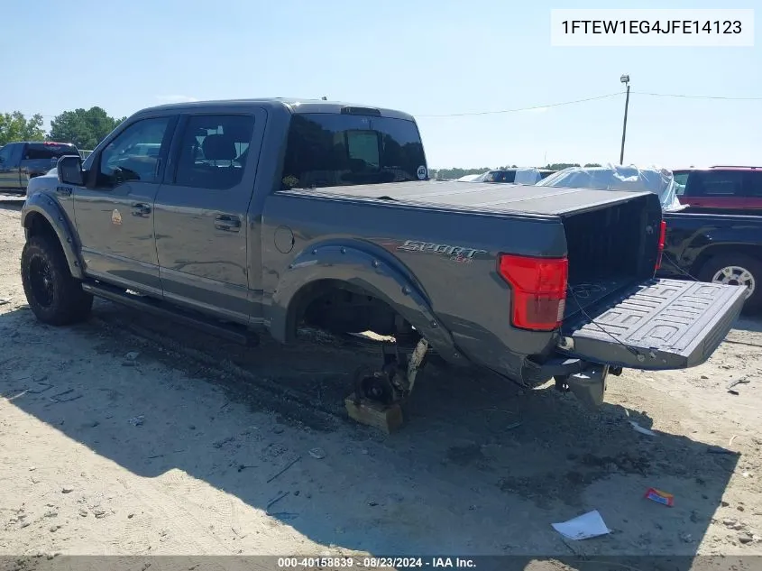 2018 Ford F-150 Xlt VIN: 1FTEW1EG4JFE14123 Lot: 40158839