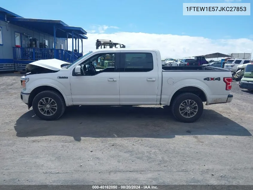 1FTEW1E57JKC27853 2018 Ford F-150 Lariat