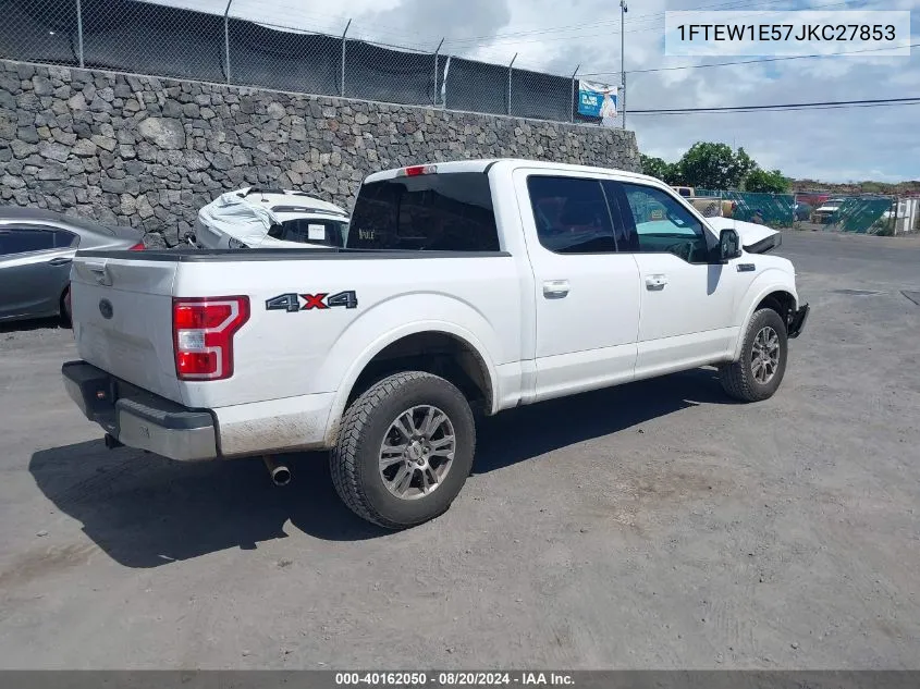 1FTEW1E57JKC27853 2018 Ford F-150 Lariat