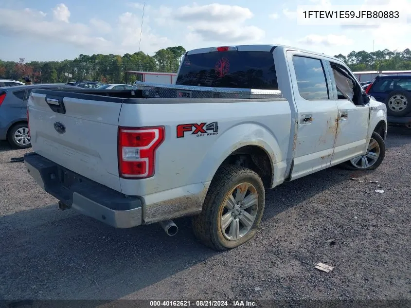 2018 Ford F-150 Xlt VIN: 1FTEW1E59JFB80883 Lot: 40162621