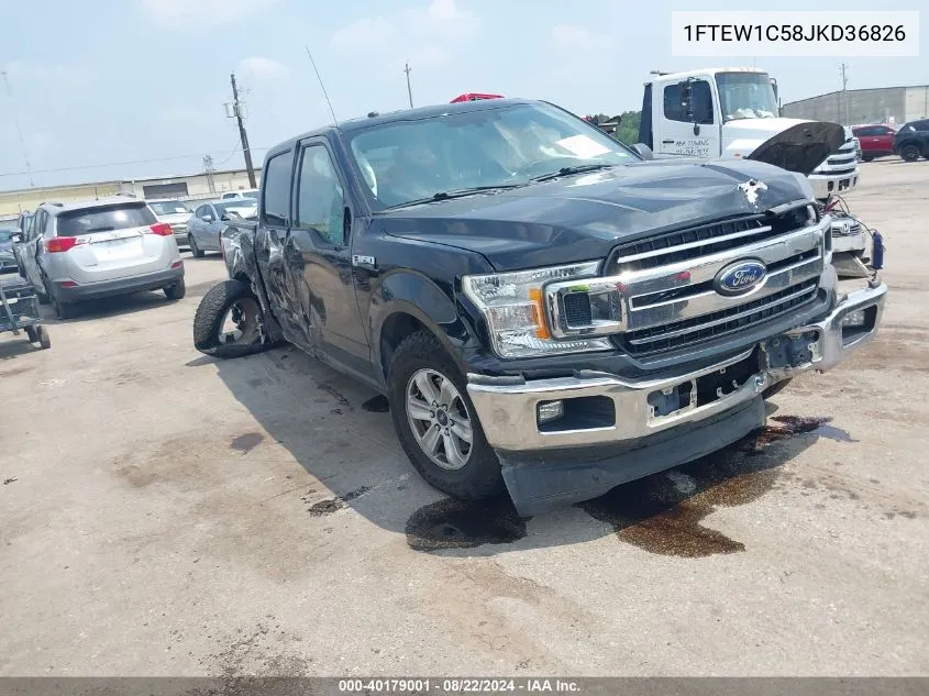 1FTEW1C58JKD36826 2018 Ford F-150 Xlt