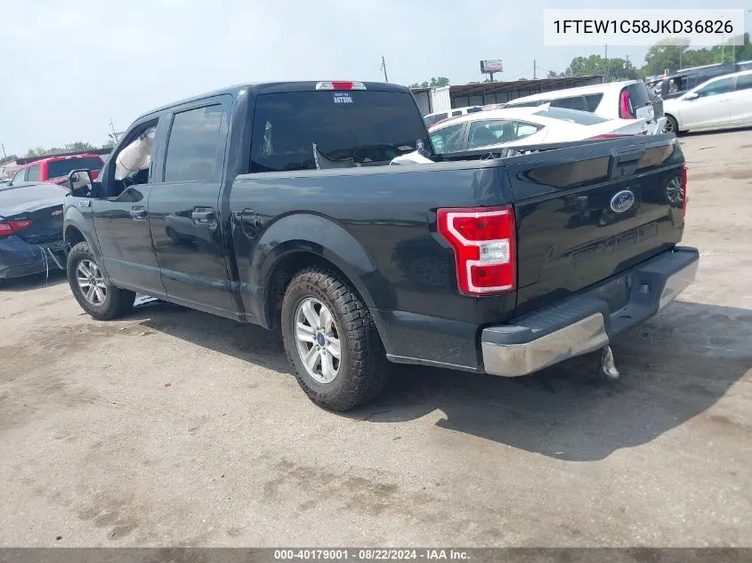 1FTEW1C58JKD36826 2018 Ford F-150 Xlt