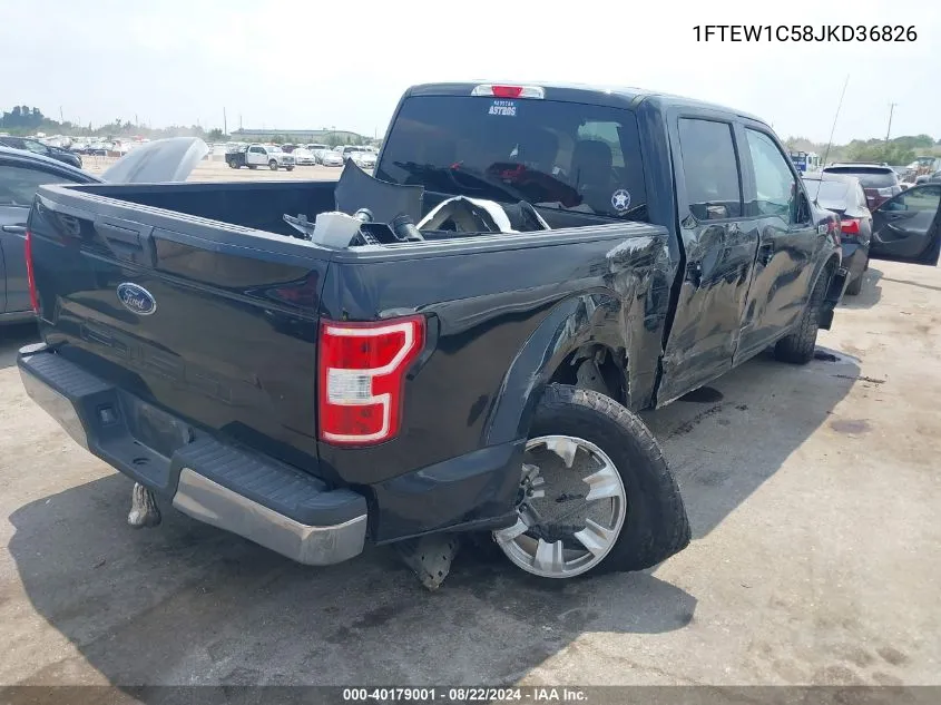 1FTEW1C58JKD36826 2018 Ford F-150 Xlt