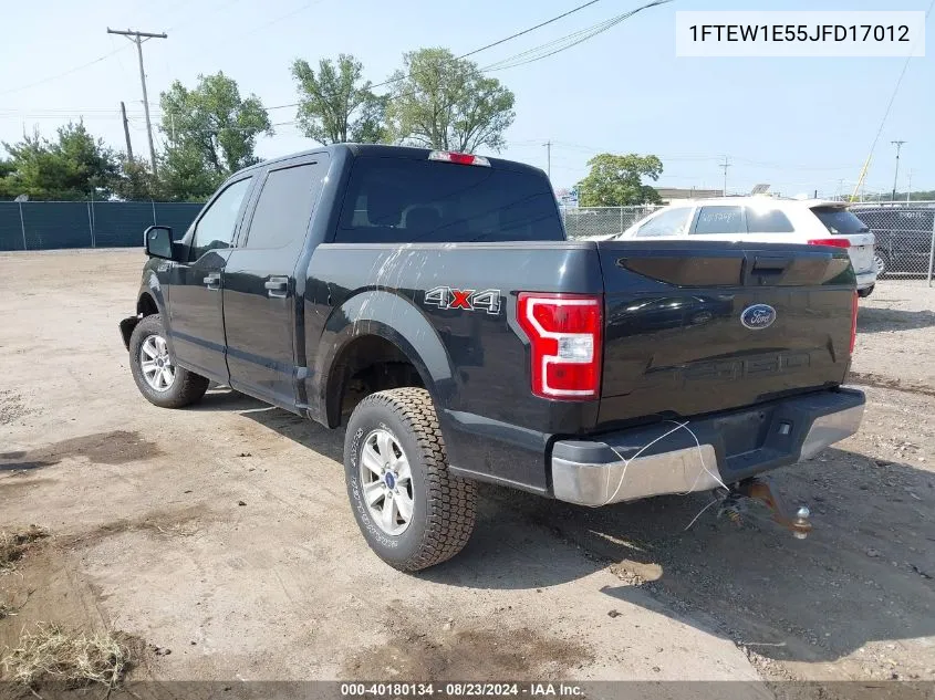 1FTEW1E55JFD17012 2018 Ford F-150 Xlt