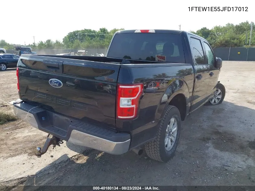 1FTEW1E55JFD17012 2018 Ford F-150 Xlt