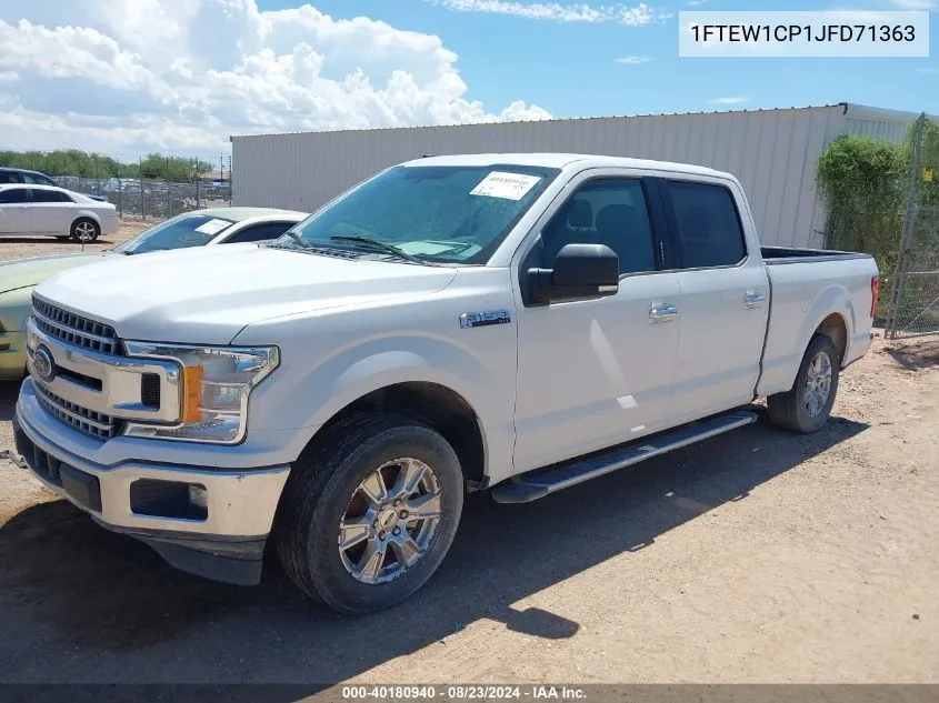 1FTEW1CP1JFD71363 2018 Ford F-150 Xlt