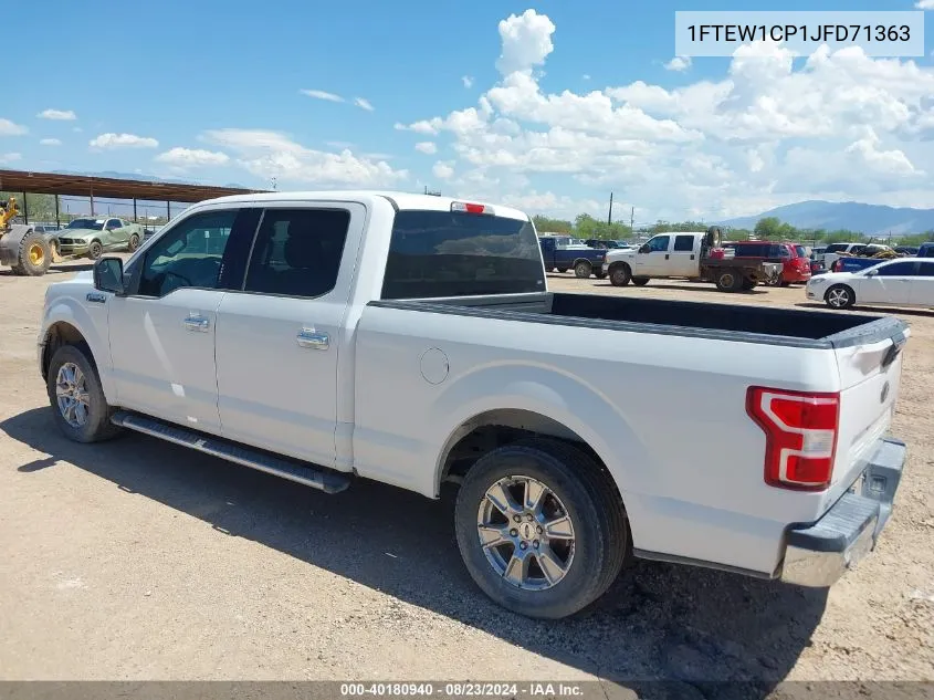 2018 Ford F-150 Xlt VIN: 1FTEW1CP1JFD71363 Lot: 40180940