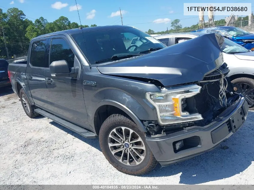 2018 Ford F-150 Xlt VIN: 1FTEW1C54JFD38680 Lot: 40184935