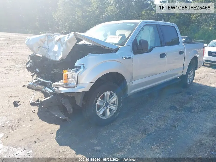 2018 Ford F-150 Xlt VIN: 1FTEW1CB6JFE25468 Lot: 40189260