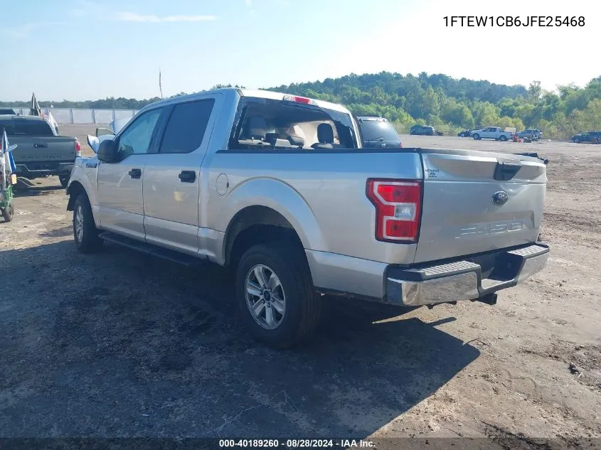 2018 Ford F-150 Xlt VIN: 1FTEW1CB6JFE25468 Lot: 40189260