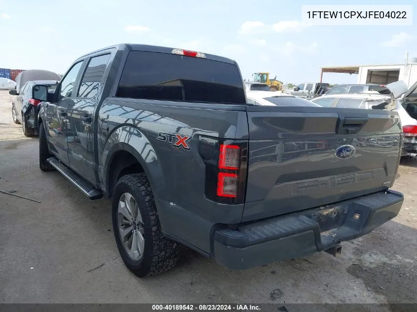 1FTEW1CPXJFE04022 2018 Ford F-150 Xl