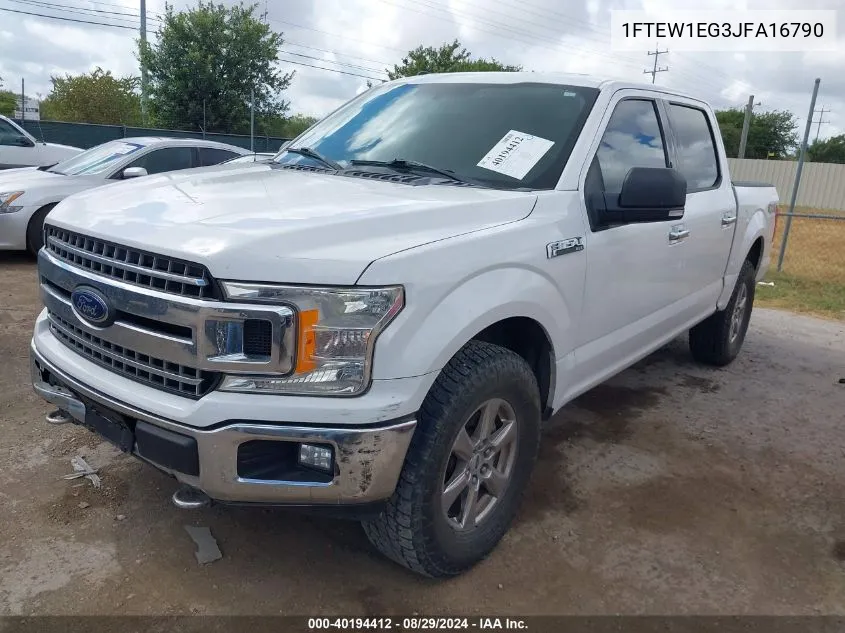 1FTEW1EG3JFA16790 2018 Ford F-150 Xlt