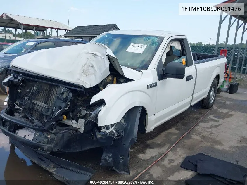 1FTMF1CB9JKC91476 2018 Ford F-150 Xl