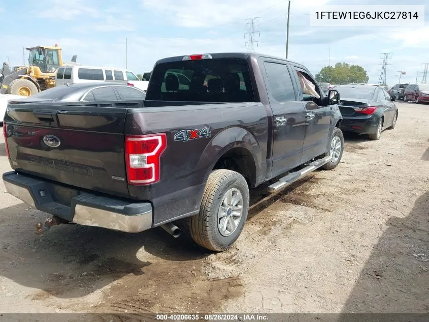 2018 Ford F-150 Xlt VIN: 1FTEW1EG6JKC27814 Lot: 40206635