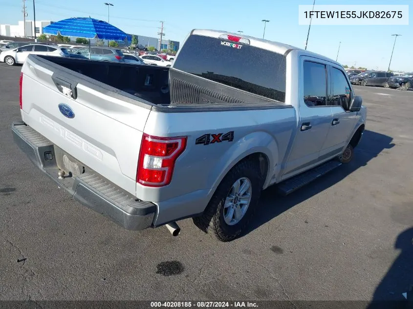 2018 Ford F-150 Xlt VIN: 1FTEW1E55JKD82675 Lot: 40208185