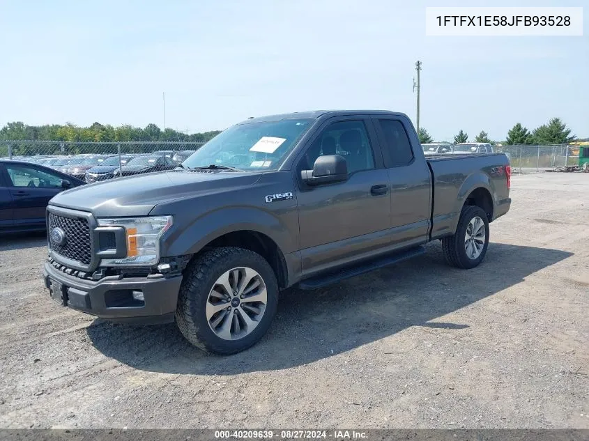 1FTFX1E58JFB93528 2018 Ford F-150 Xl