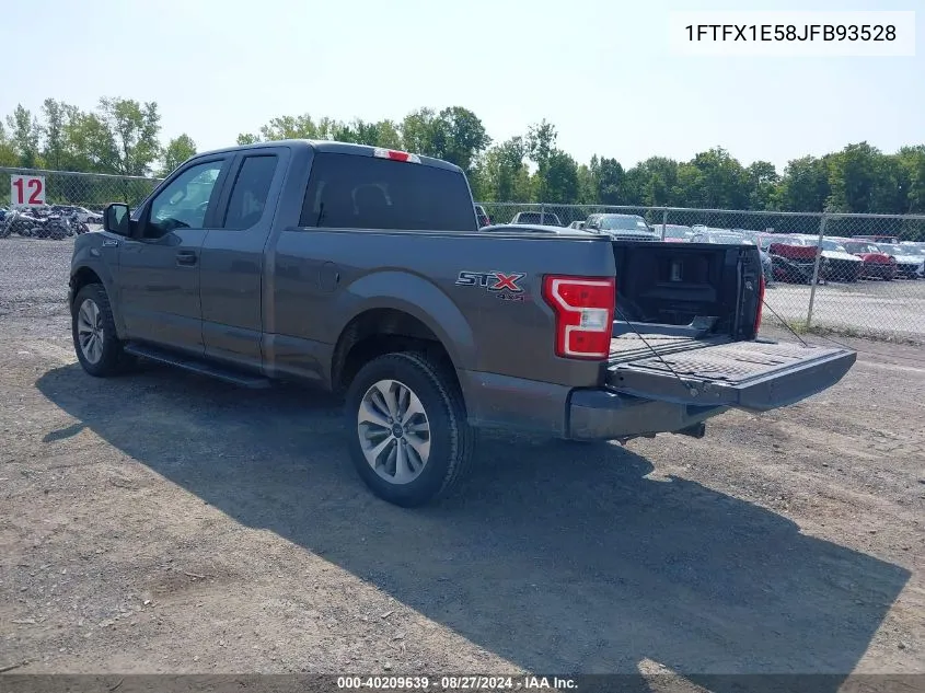 2018 Ford F-150 Xl VIN: 1FTFX1E58JFB93528 Lot: 40209639