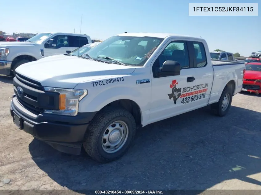 1FTEX1C52JKF84115 2018 Ford F-150 Xl