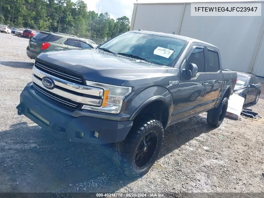 1FTEW1EG4JFC23947 2018 Ford F-150 Lariat