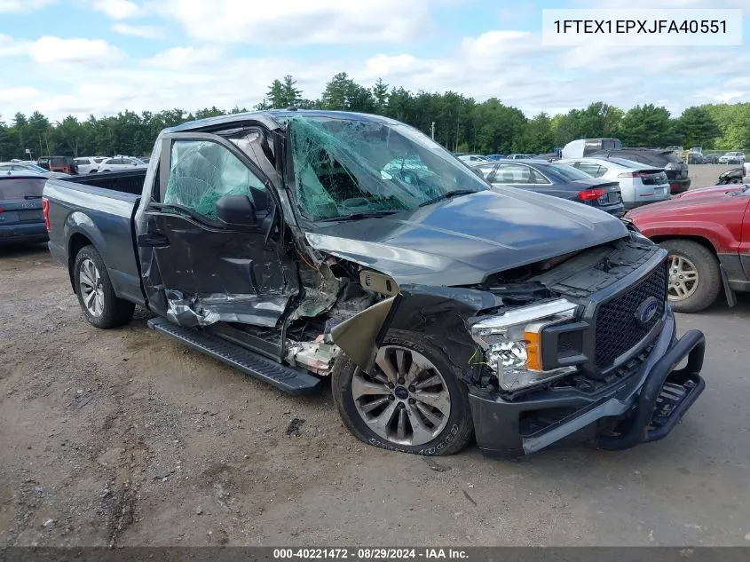 1FTEX1EPXJFA40551 2018 Ford F-150 Xl