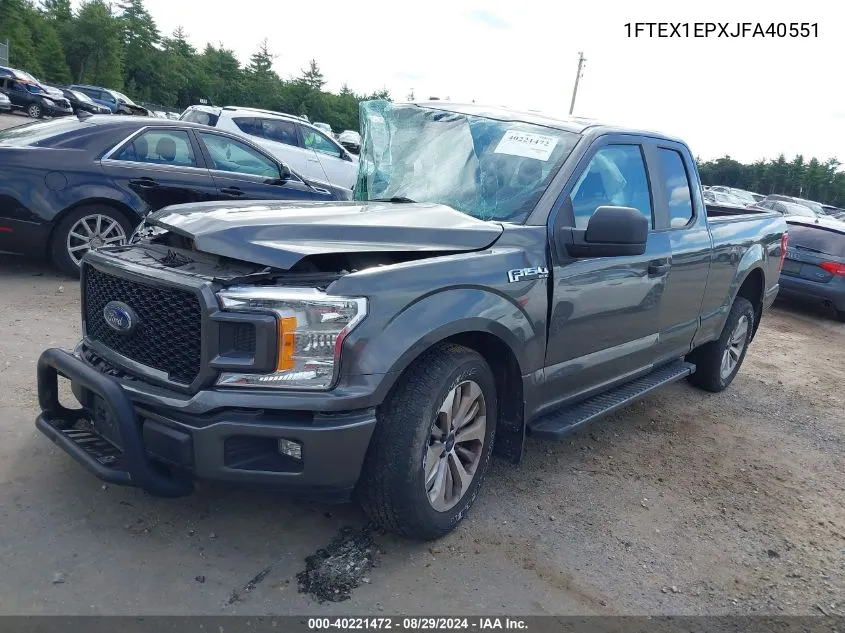 1FTEX1EPXJFA40551 2018 Ford F-150 Xl