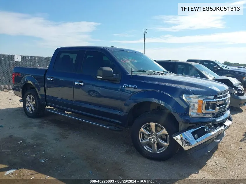 1FTEW1EG5JKC51313 2018 Ford F-150 Xlt