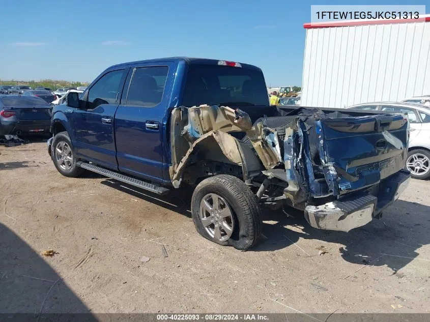 1FTEW1EG5JKC51313 2018 Ford F-150 Xlt