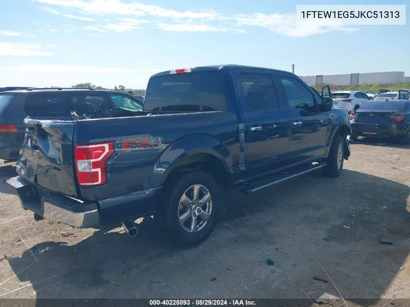 1FTEW1EG5JKC51313 2018 Ford F-150 Xlt