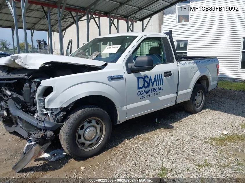 1FTMF1CB8JFB19092 2018 Ford F-150 Xl