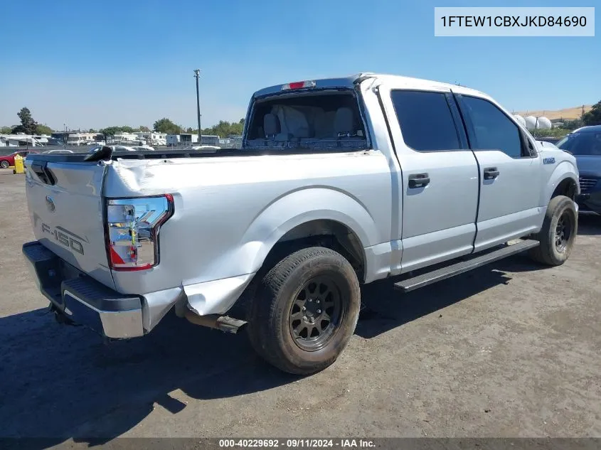 2018 Ford F-150 Xlt VIN: 1FTEW1CBXJKD84690 Lot: 40229692