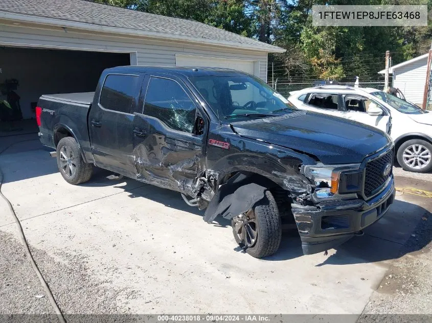 2018 Ford F-150 Xlt VIN: 1FTEW1EP8JFE63468 Lot: 40238018