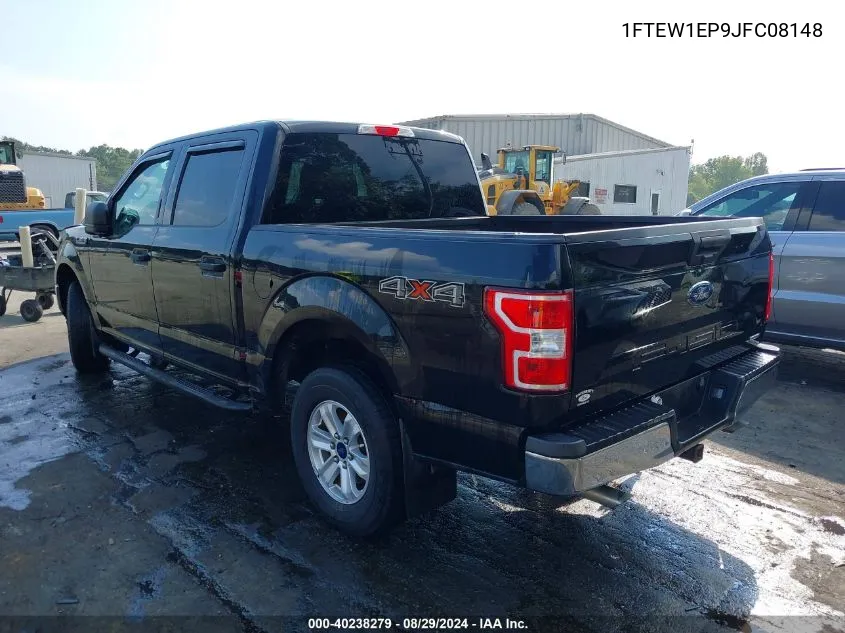 2018 Ford F-150 Xlt VIN: 1FTEW1EP9JFC08148 Lot: 40238279