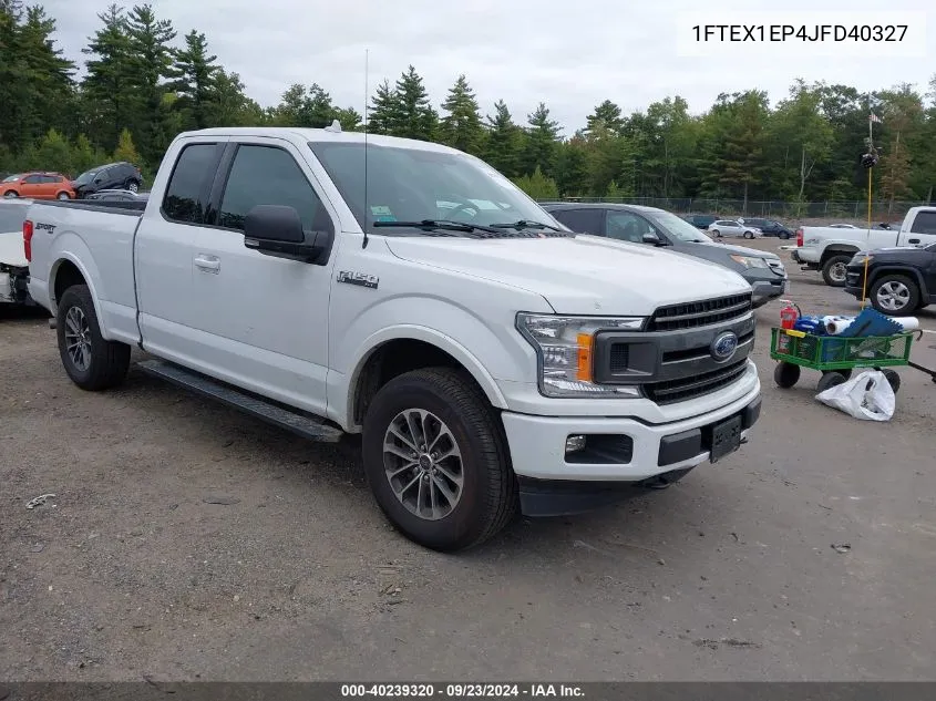 2018 Ford F-150 Xlt VIN: 1FTEX1EP4JFD40327 Lot: 40239320