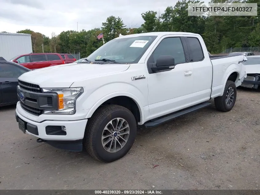 2018 Ford F-150 Xlt VIN: 1FTEX1EP4JFD40327 Lot: 40239320