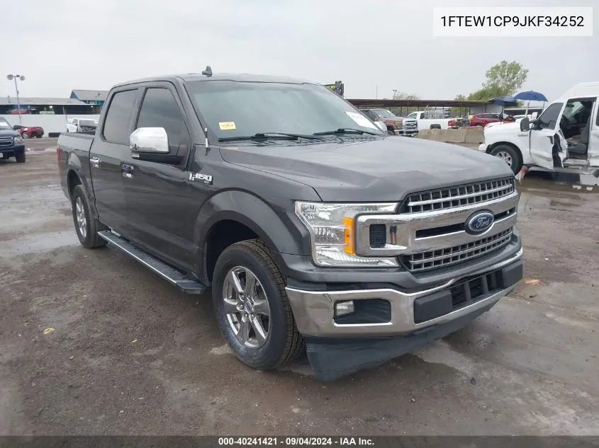 1FTEW1CP9JKF34252 2018 Ford F-150 Xlt